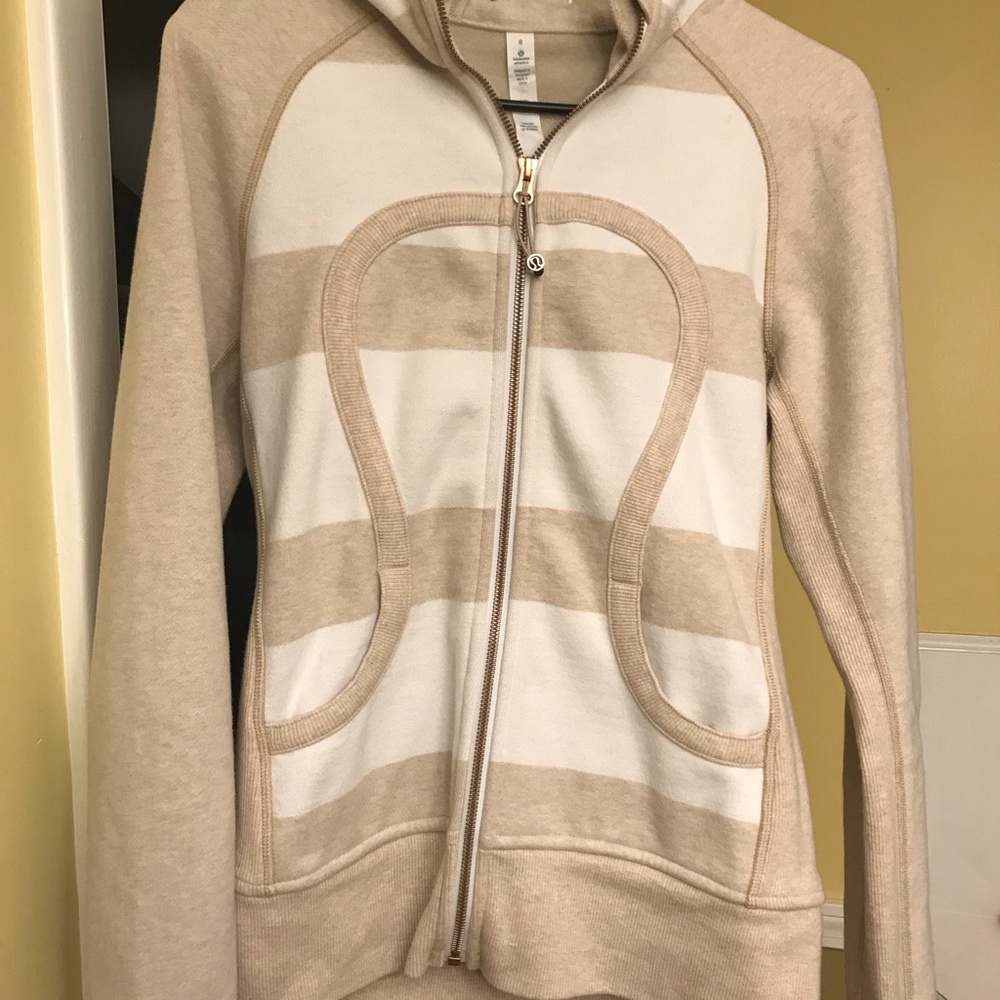 Only worn once! Zip-Up Hooded Sweatshirt